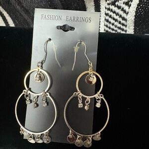Elegant  Silver Dangle Earrings
